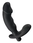 Rebel Cock-Shaped Vibe - Stymulator prostaty, Czarny, 15 cm