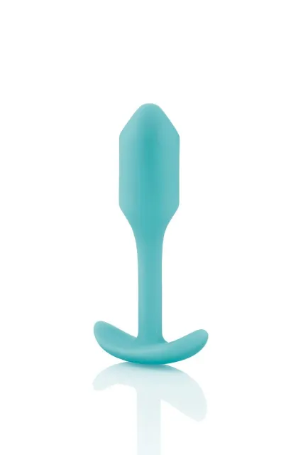 Анальная пробка B-Vibe Snug Plug 1, 8,6 см (мятный)