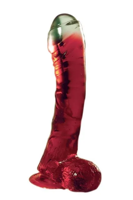 NMC Lazy Buttcock - Dildo, Czerwony, 17 cm
