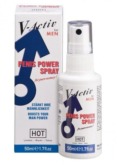 Hot V-Activ Penis Power - Spray przedłużający, 50 ml