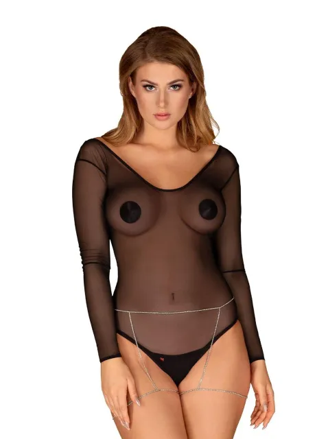 Бижутерия на бёдра Obsessive Bijou 905, One Size (серебристый)