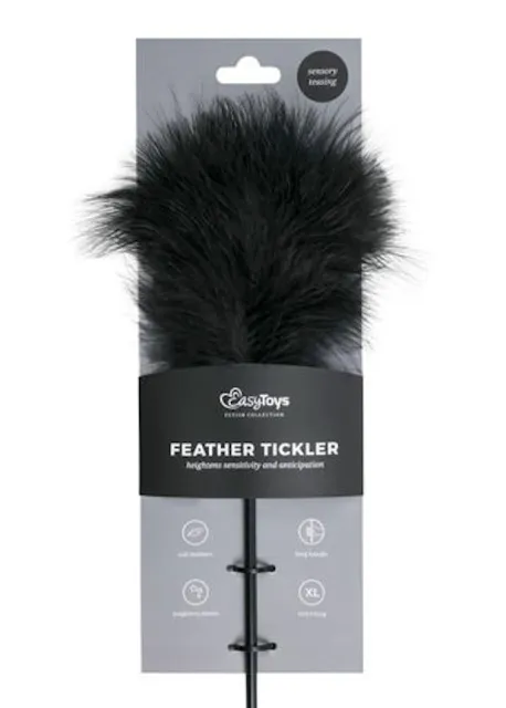 Тиклер-перо EasyToys Tickler Long, 44 см (черный)