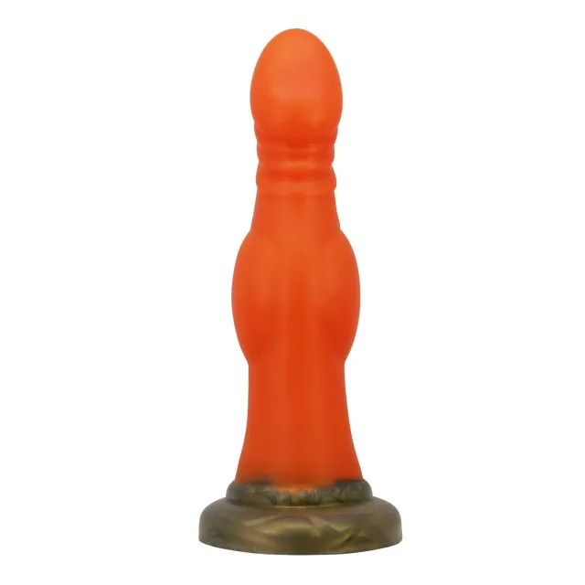 BAILE Power Monsters Blazeheart Charger - Dildo, Pomarańczowy, 18.5 cm