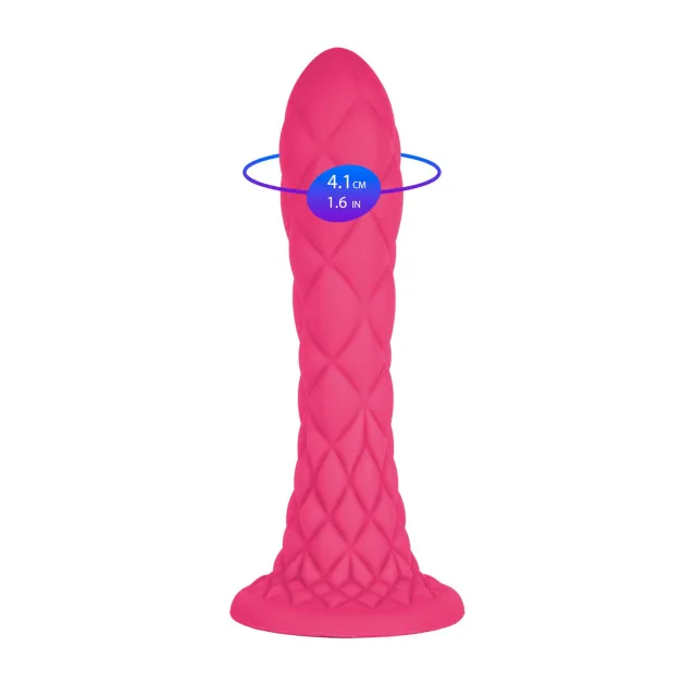 Фалоімітатор Silexd Fantasy Line Dreamy 7”, 18.5 см (рожевий)