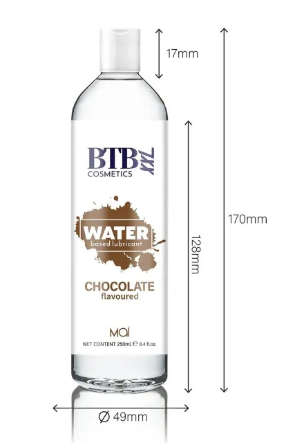 Лубрикант на водной основе BTB шоколад, 250 мл