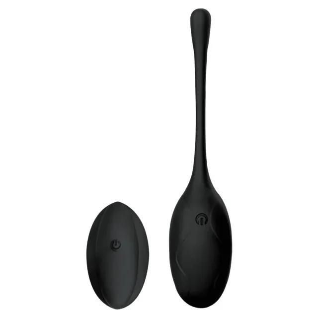 INTY Toys Neo - Wibrujące jajko, Czarny, 17.5 cm
