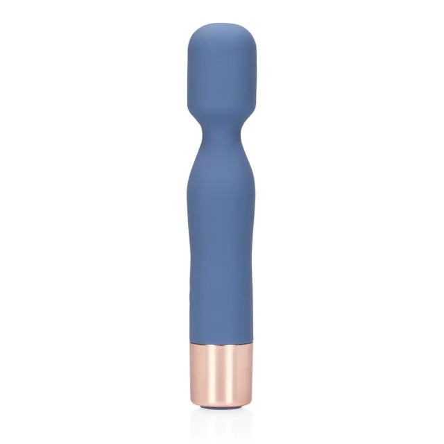Вібратор Loveline Mini Wand, 14.3 см (синій)