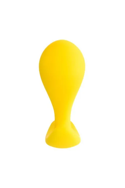 Анальная пробка ToDo Anal Plug Blob, 5.5 см (желтый)