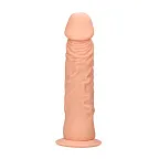 RealRock Dong without Testicles - Dildo, W kolorze cielistym, 24 cm