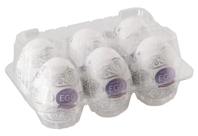 Tenga Egg Cloudy -, Biały, 7 cm