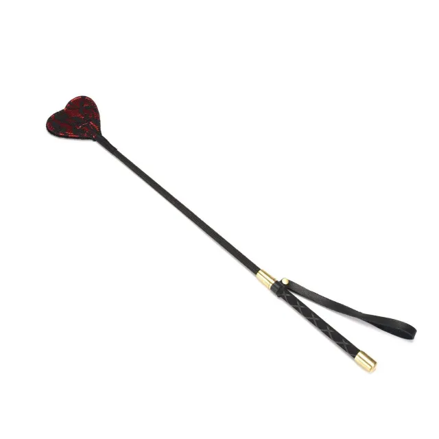 Стек Liebe Seele Victorian Garden Lace & Velvet Riding Crop, 55 см (червоний)
