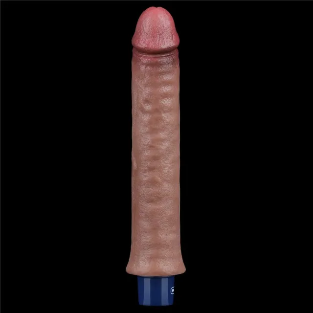 Реалістичний вібратор LoveToy Real Softee, 24,5 см (коричневий)