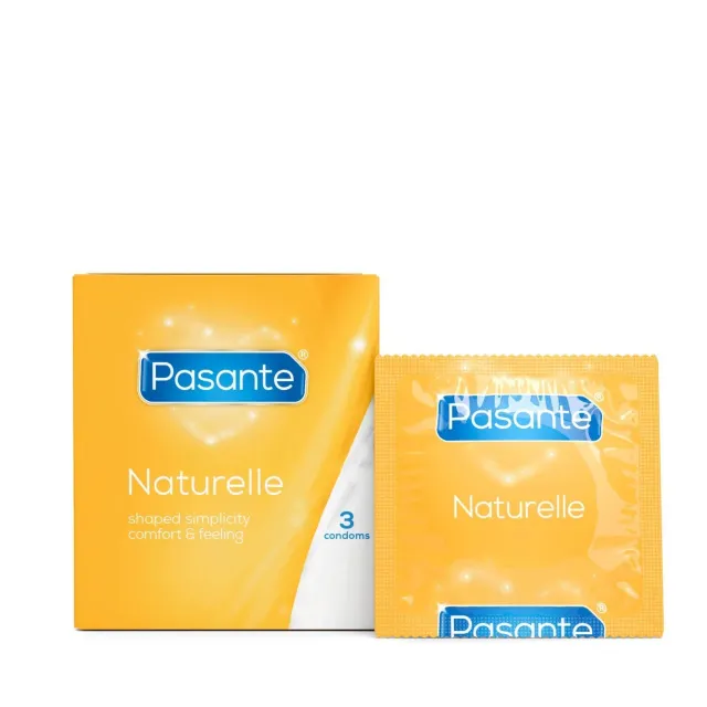 Презервативы Pasante Naturelle Condoms, 3 шт