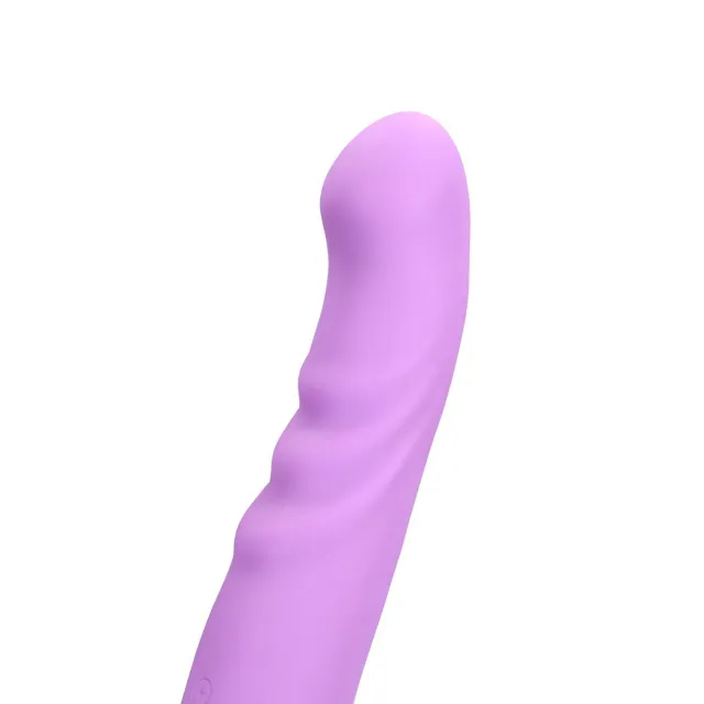 Вибратор Loveline Ultra Soft Silicone Rotating G-Spot, 20 см (фиолетовый)