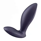 Satisfyer Power Plug - Korek analny z wibracjami, Fioletowy, 11, 3 cm