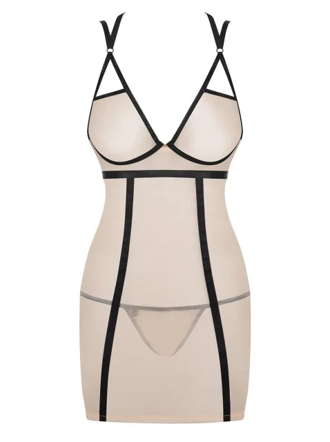 Obsessive Nudelia - Koszulka i stringi, S/M