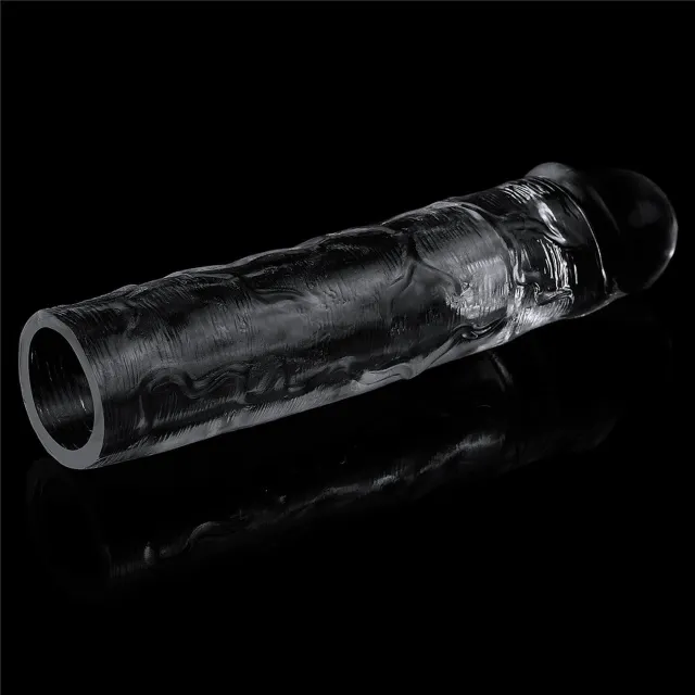 Насадка на пеніс LoveToy Flawless Clear Penis Sleeve Add 2, 19 см (прозорий)