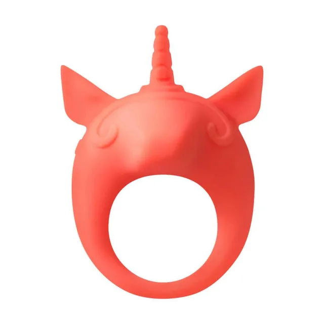 Виброкольцо Lola Games MiMi Animals Unicorn Alfie, 8.5 см (оранжевый)
