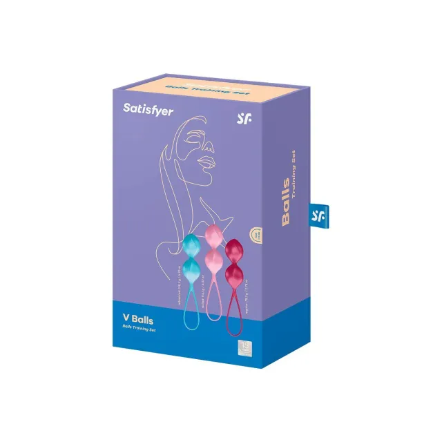 Вагинальные шарики Satisfyer V Balls C03, 3 шт (мульти)