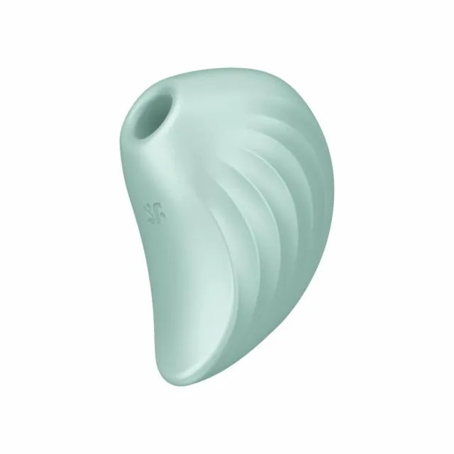 Вакуумный стимулятор клитора с вибрацией Satisfyer Pearl Diver (мятный)