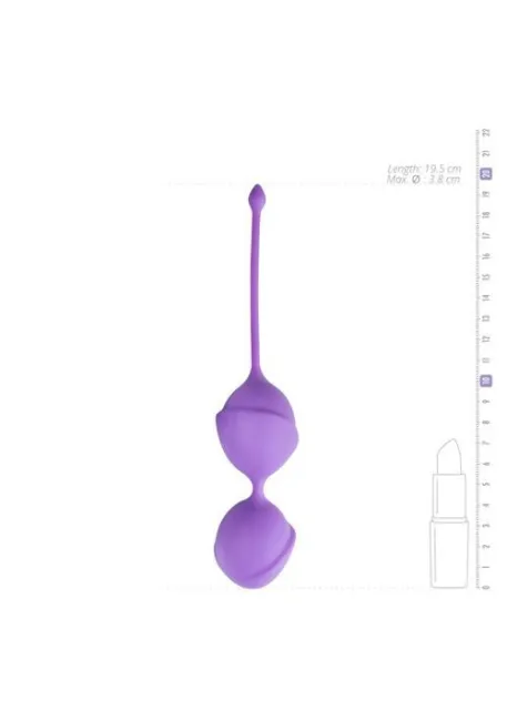 Вагінальні кульки EasyToys Jiggle Mouse, 19,5 см (фіолетовий)