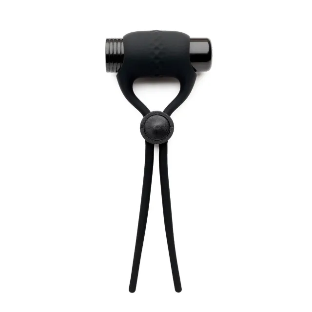 So Divine Adjustable Cock Ring - Pierścień erekcyjny, Czarny