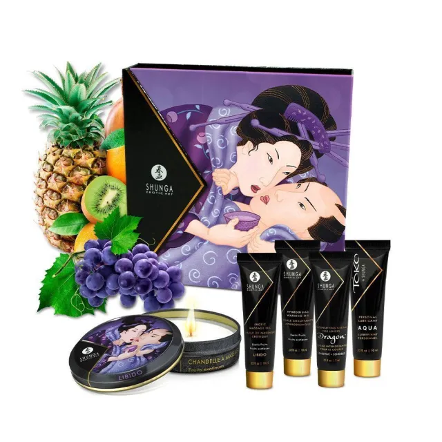 Набор для массажа Shunga Geisha's Secret Kit Exotic Fruits, 5 предметов