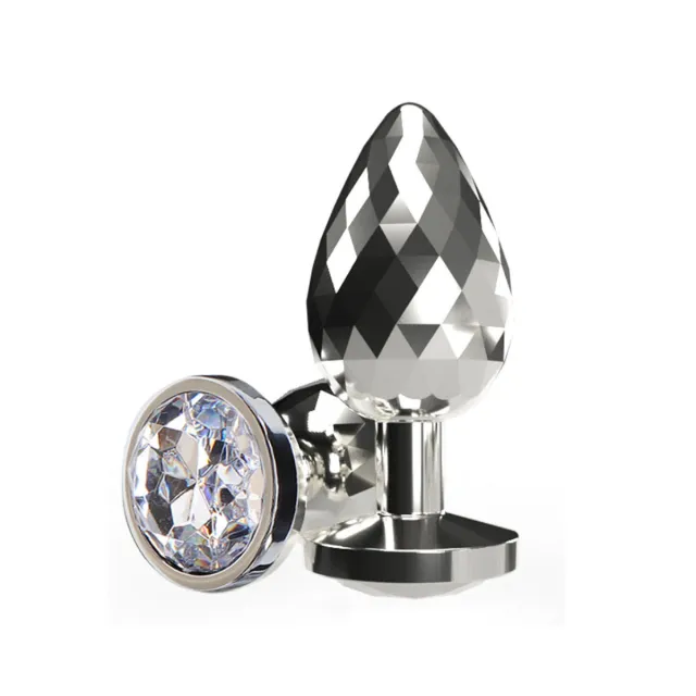 NS Novelties Disco Diamond Plug Small - Korek analny, Srebro, 7, 5 cm, S