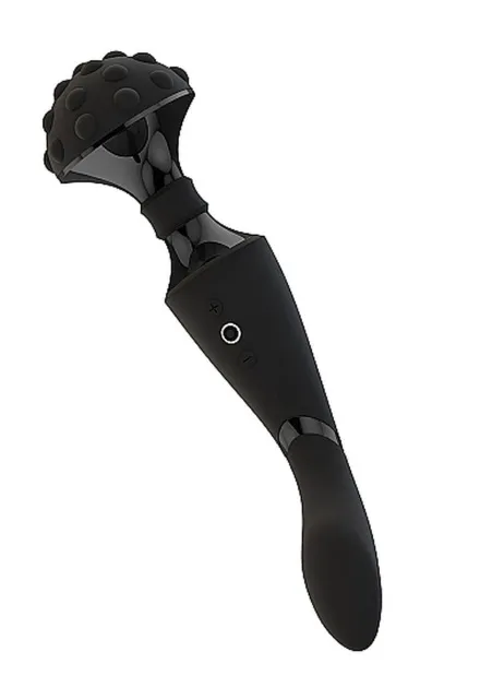Vive Shiatsu Bendable Massager Wand - Wibromasażer, Czarny, 28.6 cm