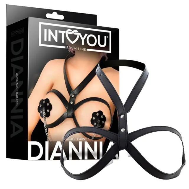 Бдсм-упряжь IntoYou Diannia, One Size (черная)
