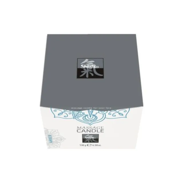 Массажная свеча Hot Shiatsu Massage Candle Amber, 130 г