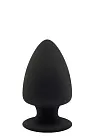 Анальна пробка Cheeky Love Premium Silicone Plug M, 11 см (чорний)