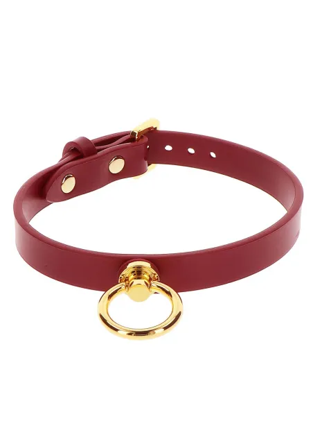 БДСМ ошейник Taboom O-Ring Collar (красный)