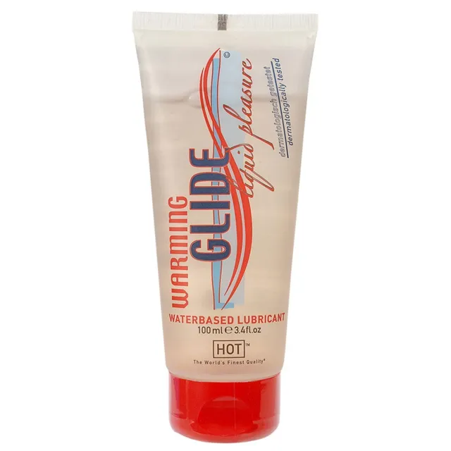 Hot Warming Glide Liquid Pleasure - Lubrykant na bazie wody, Bezzapachowy, 100 ml