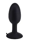 Seven Creations Roll Play Large - Korek analny, Czarny, 11, 7 cm