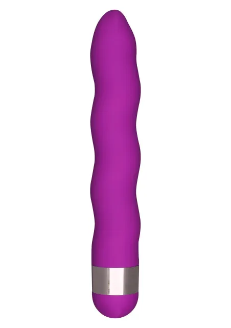 Вибратор ToyJoy Funky Wave, 18 см (фиолетовый)