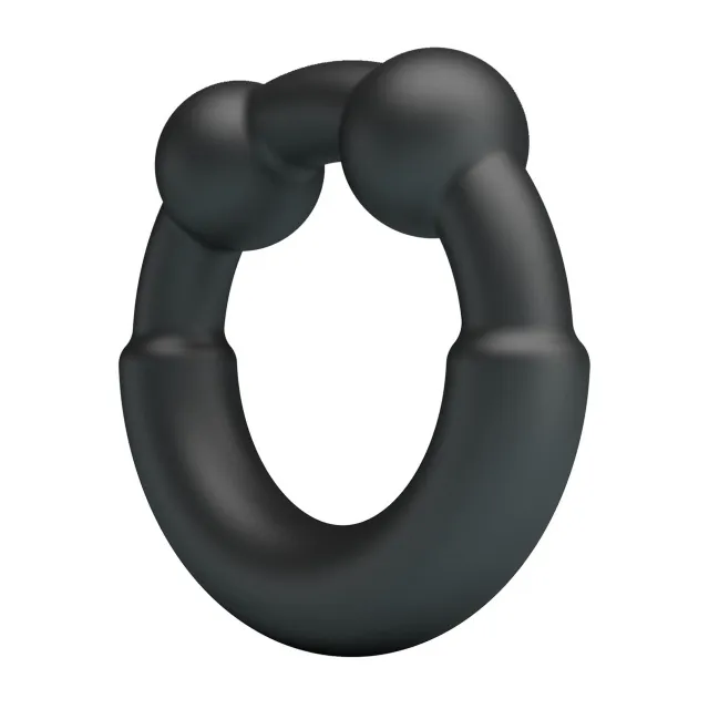 Эрекционное кольцо Crazy Bull Meco, 6.1 см (черный)