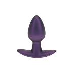 Анальная пробка Ouch! Smooth Anal Plug Metallic S, 6.5 см (фиолетовый)