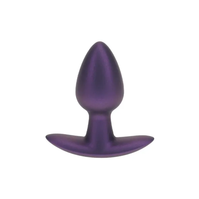 Анальна пробка Ouch! Smooth Anal Plug Metallic S, 6.5 см (фіолетовий)