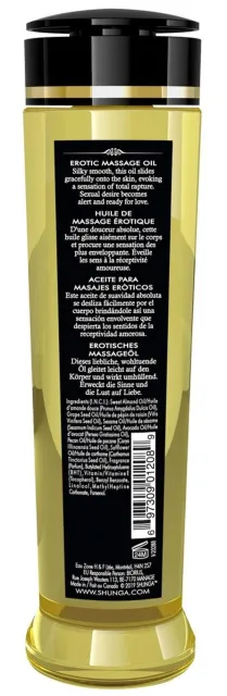 Массажное масло Shunga Erotic Massage Oil клубника с шампанским, 240 мл