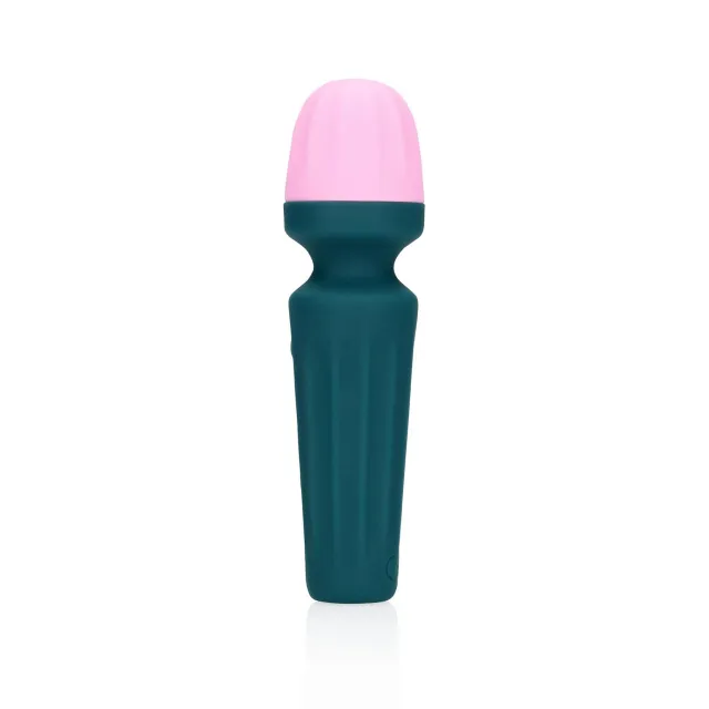 Вібратор Loveline Mini Wand Ancient Sea, 11 см (синій)