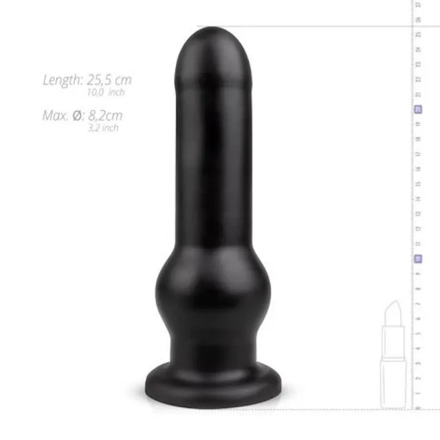 Фалоімітатор EasyToys Tactical, 25.5 см (чорний)