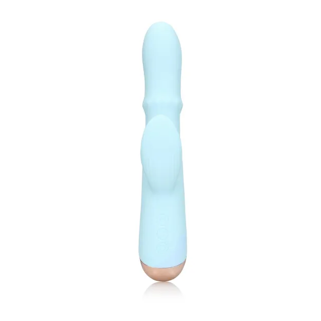 Вібратор-кролик Loveline Artic Blue, 23 см (блакитний)