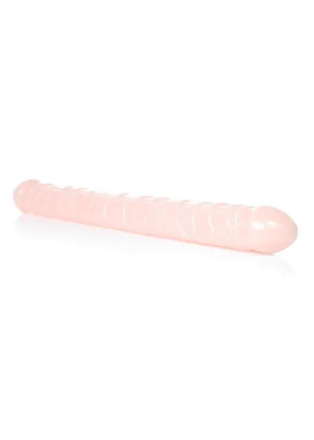 Двухсторонний фаллоимитатор B - Series EasyLove Flexible, 33.5 см (телесный)