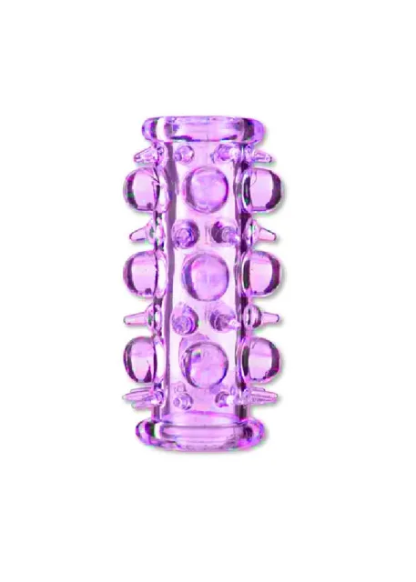 Насадка на пенис Boss Series Stretchy Sleeve, 7 см (фиолетовый)