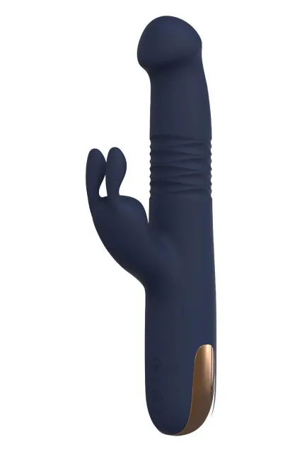 Вибратор-кролик Dreamtoys Goddess Fhaedra, 22.4 см (синий)