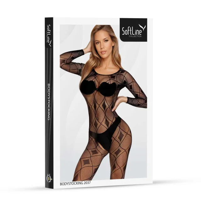 Бодистокинг SoftLine 2037, One Size (черный)