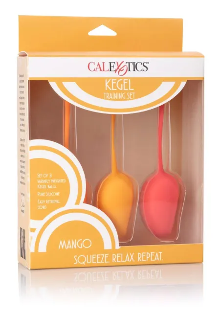 Набор вагинальных шариков California Exotic Mango, 3 шт (мульти)
