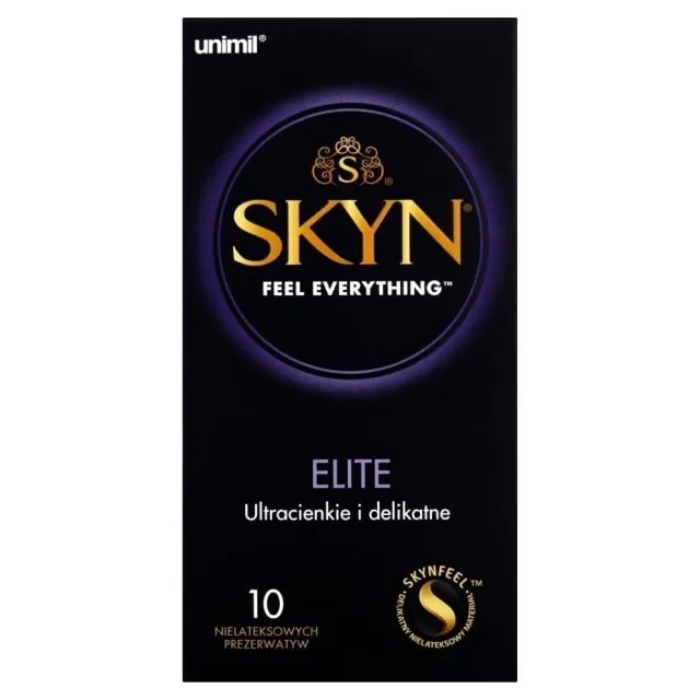 Презервативи тонкі Skyn Elite безлатексні, 10 шт.