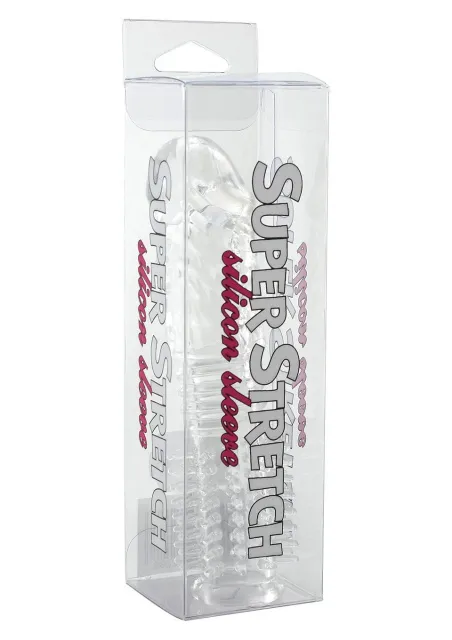 Насадка на пеніс Silicone Sleeve, 14 см (прозорий)